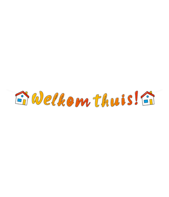 Welkom Thuis Letterslinger Cartoon