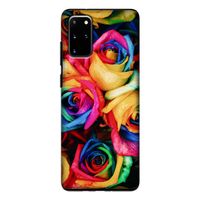 Neon bloemen: Samsung Galaxy S20 Plus Tough Case