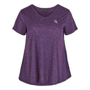 ACTIVE By Zizzi Plus Size sport T-shirt paars