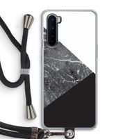 Combinatie marmer: OnePlus Nord Transparant Hoesje met koord Combinatie marmer: OnePlus Nord Transparant Hoesje met koord