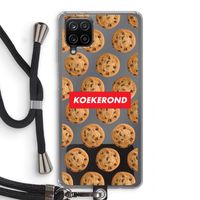Koekerond: Samsung Galaxy A12 Transparant Hoesje met koord