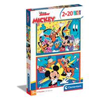 Clementoni Supercolor Disney Mickey Legpuzzel 20 stuk(s) Stripfiguren