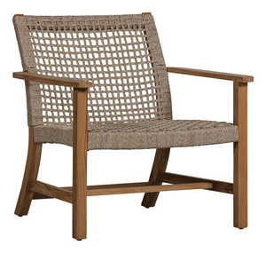 WOOOD Outdoor Fauteuil 'Copper' Teakhout en wicker