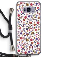 Planets Space: Samsung Galaxy S8 Transparant Hoesje met koord