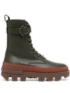 Moncler bottines à semelle crantée - Vert