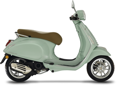 Vespa Primavera Lichtgroen - Verbrandingsmotor Scooter
