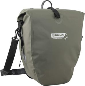 Buchel tas enkel 100% 25,4l waterdicht groen