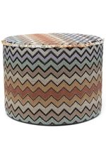 Missoni Home tabouret en maille à motif de chevrons - Tons neutres - thumbnail