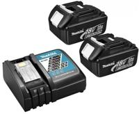 Makita accessoires 18 v starterset 3,0ah bl1830 (2 st.) + lader dc18rc - y-00197