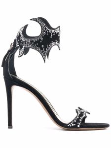 Alexandre Vauthier sandales Betsy à ornements en strass - Noir