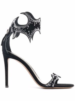 Alexandre Vauthier sandales Betsy à ornements en strass - Noir