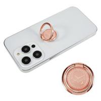 Compass Design Mobiele telefoon Ringhouder Vingerstandaard Kickstand Metalen handgreephouder - roze
