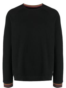 Paul Smith sweat en coton à bords contrastants - Noir