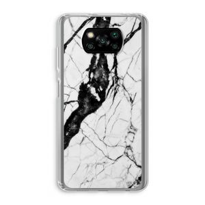 Witte marmer 2: Xiaomi Poco X3 NFC Transparant Hoesje