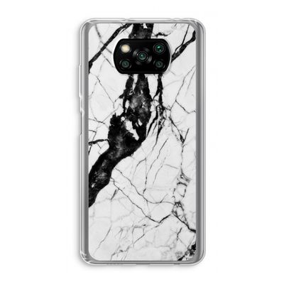 Witte marmer 2: Xiaomi Poco X3 NFC Transparant Hoesje