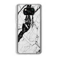 Witte marmer 2: Xiaomi Poco X3 NFC Transparant Hoesje