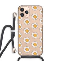 Bacon to my eggs #1: iPhone 11 Pro Transparant Hoesje met koord