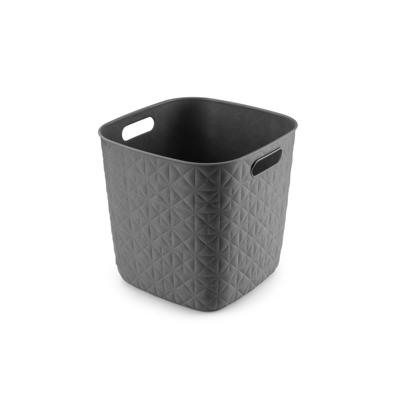 Curver Softex Opbergmand Cube 15l Antraciet Curver Softex Opbergmand Cube 15l Antraciet
