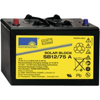 GNB Sonnenschein Solar-Block SB12/75 A NGSB120075HS0CA Solar-accu 12 V 75 Ah Loodgel (b x h x d) 330 x 236 x 171 mm Conuspool - thumbnail