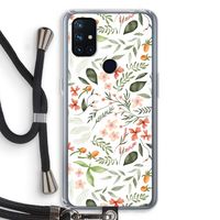 Sweet little flowers: OnePlus Nord N10 5G Transparant Hoesje met koord