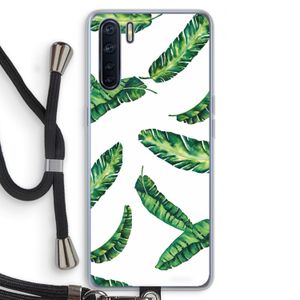 Lange bladeren: Oppo A91 Transparant Hoesje met koord