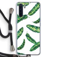 Lange bladeren: Oppo A91 Transparant Hoesje met koord
