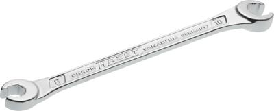 HAZET Dubbele ringsleutel · open 612-8X10 · Buiten-zeskant-profiel · SW 8 x 10 mm