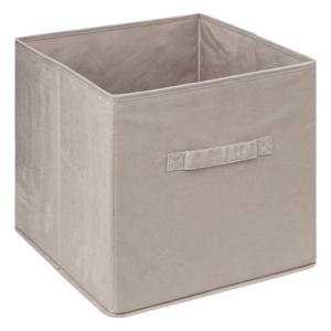 Opbergmand/kastmandje - Beige - 31 x 31 x 31 cm - 29 liter - Vakkenkast manden - Stof