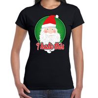 Fout kerst shirt I hate this zwart voor dames - thumbnail