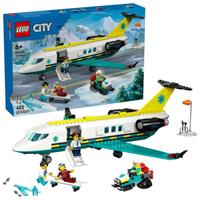 LEGO CITY 60465 Noodgevallen Luchtambulance Vliegtuig - thumbnail