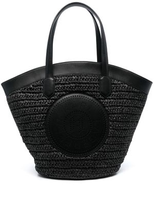 Karl Lagerfeld sac cabas K/Tulip à design tressé - Noir