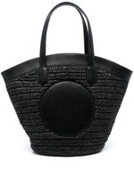 Karl Lagerfeld sac cabas K/Tulip à design tressé - Noir