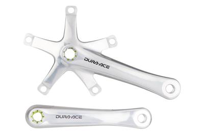 Shimano Dura-Ace Track FC-7710 Crankarmen 165 mm - Zilver Shimano Dura-Ace Track FC-7710 Crankarmen 165 mm - Zilver