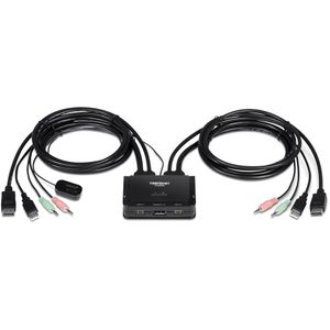 Trendnet TK-220DPI KVM-switch Zwart