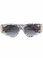 Dolce & Gabbana Eyewear lunettes de soleil à monture carrée - Tons neutres
