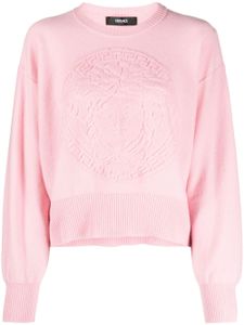 Versace pull Medusa en laine mélangée - Rose