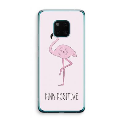 Pink positive: Huawei Mate 20 Pro Transparant Hoesje