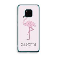 Pink positive: Huawei Mate 20 Pro Transparant Hoesje