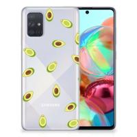 Samsung Galaxy A71 | Siliconen Case | Avocado