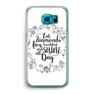 Diamonds: Samsung Galaxy S6 Transparant Hoesje