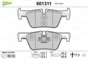 Valeo Remblokset 601311