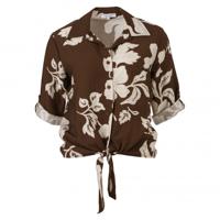 Enjoy - Bruin | Dames | Top | Bruin | XXL | regular | Kamst mode