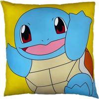 Dubbelzijdig kussen - Vierkant - POKEMON - Pikachu en Squirtle - Microvezel - 40 x 40 cm