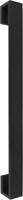 Formani Greep Bob Manders RIBBON BM500 PS incl. doorgaande bevestiging - mat zwart