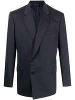 Dunhill blazer à simple boutonnage - Bleu