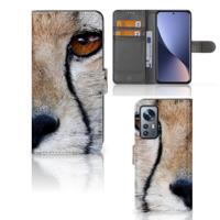 Xiaomi 12 | 12X | Telefoonhoesje | Met pasjeshouder | Cheetah