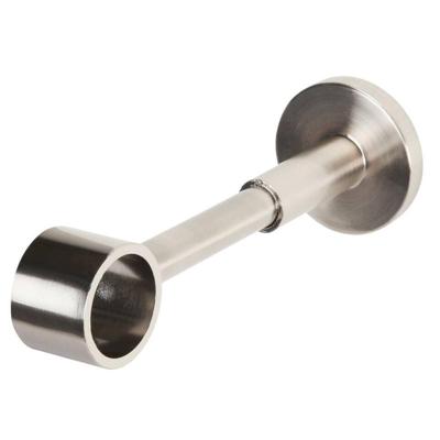 Leen Bakker - 1 Steun Inkortbaar 7-15cm Ø28mm - Rvs - Metaal - Zilverkleurig