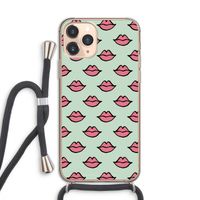Lipjes: iPhone 11 Pro Transparant Hoesje met koord