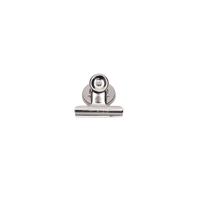 Papierklem maul bulldog magneet 40mm zilver 2st | 288 stuks