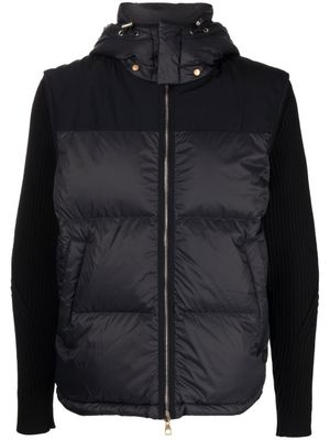 Dunhill doudoune à fermeture zippée - Noir
